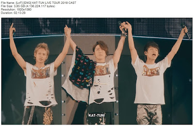 KAT-TUN LIVE TOUR 2018 CAST 【DVD3枚組】