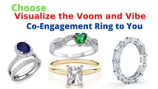 Choose Visualize the Voom and Vibe Co-Engagement Ring to You
