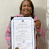 Ydenia  Doñé (Aracelis ) recibe certificado JCE que la acredita diputada por San Cristóbal