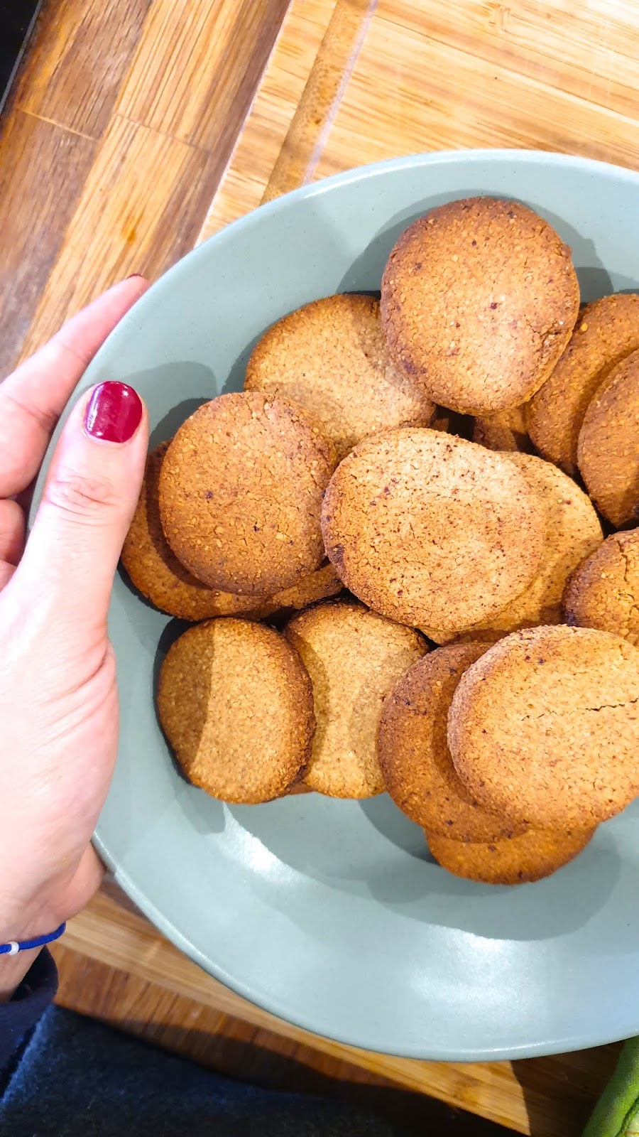 Bolachas de Aveia, Maçã e Canela da Vânia