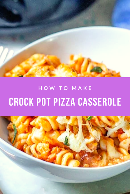 Crock Pot Pizza Casserole