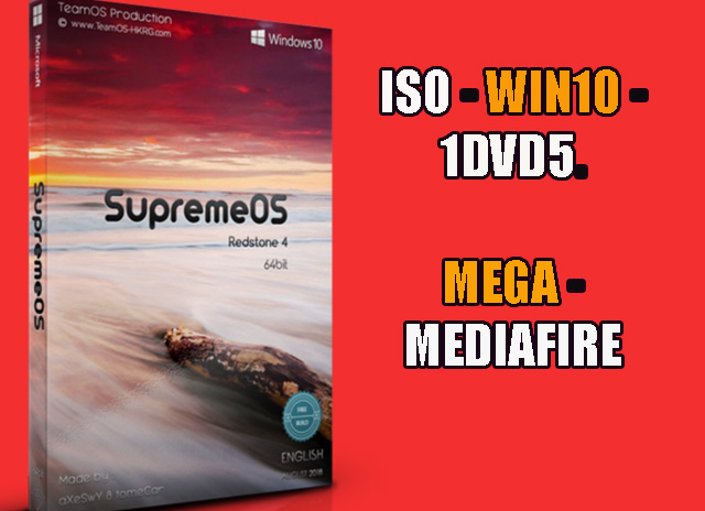 windows 10 supremeos edition - ✅ Windows 10 SupremeOS Edition 1803.17134.228 (x64 Bits) Inglés [ MG - MF +]