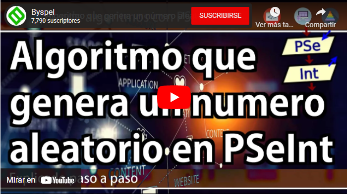 algoritmo que genera un número aleatorio