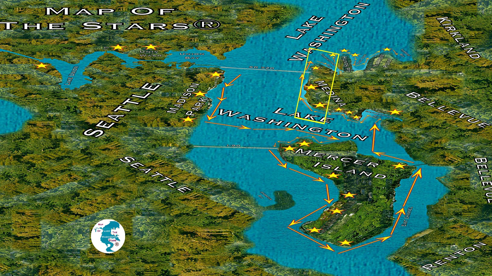 Lake Washington Cruising Medina Southwest Mansions