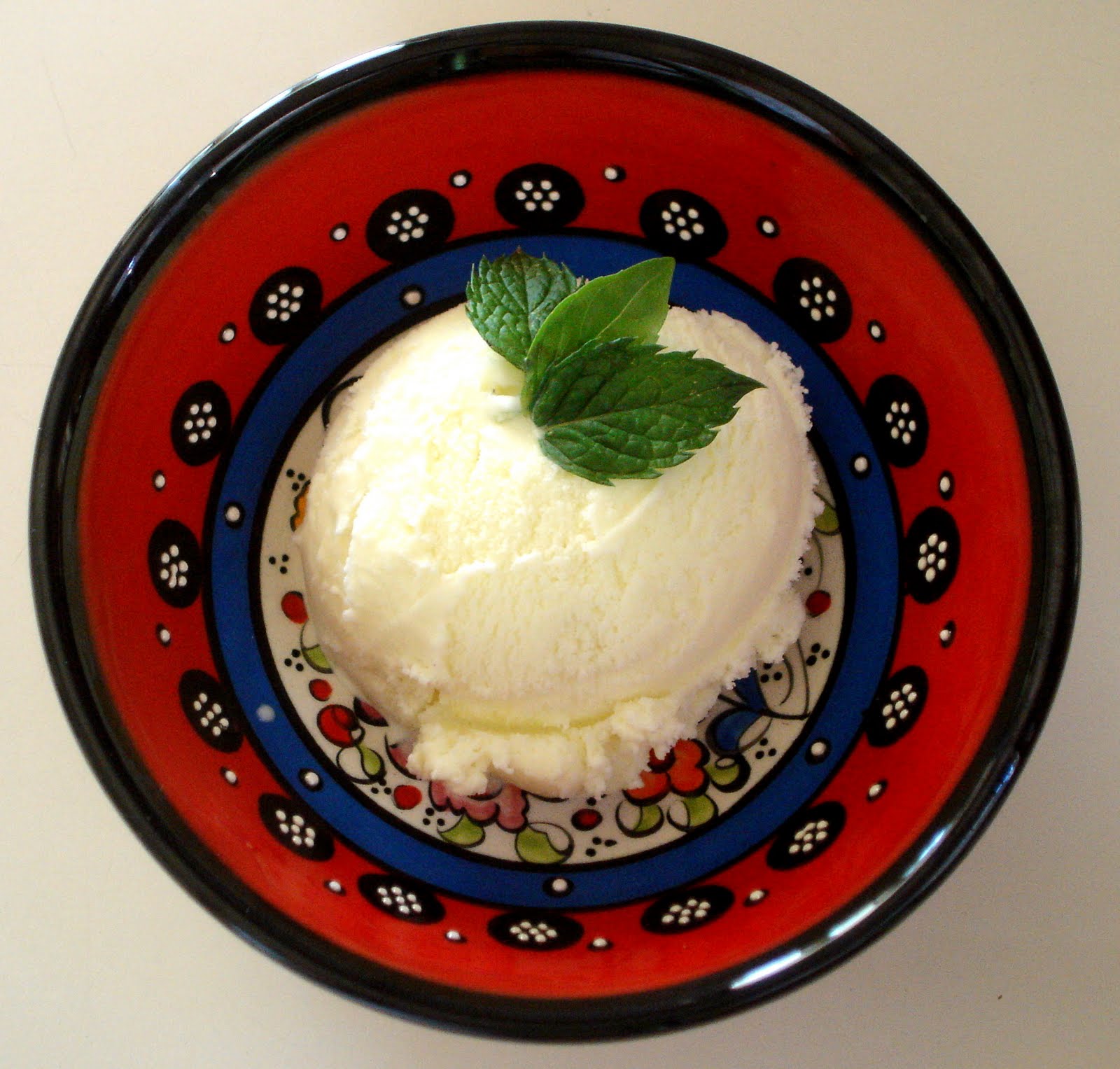 woman with wings basil mint ice cream