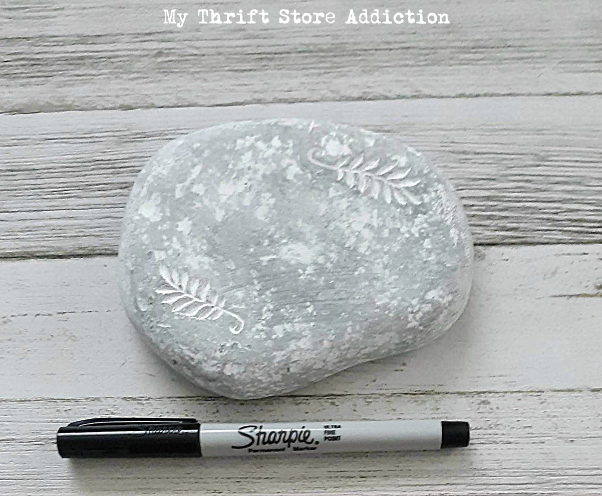 15 minute DIY herb marker stones