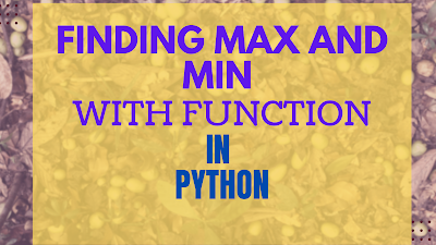 How to Find Max and Min Quickly in Python List