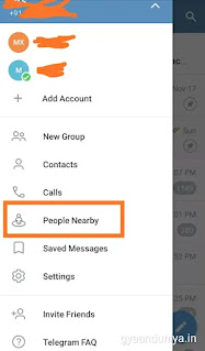 Nearby people feature kya hai? Telegram me nearby people feature kaise use kare?