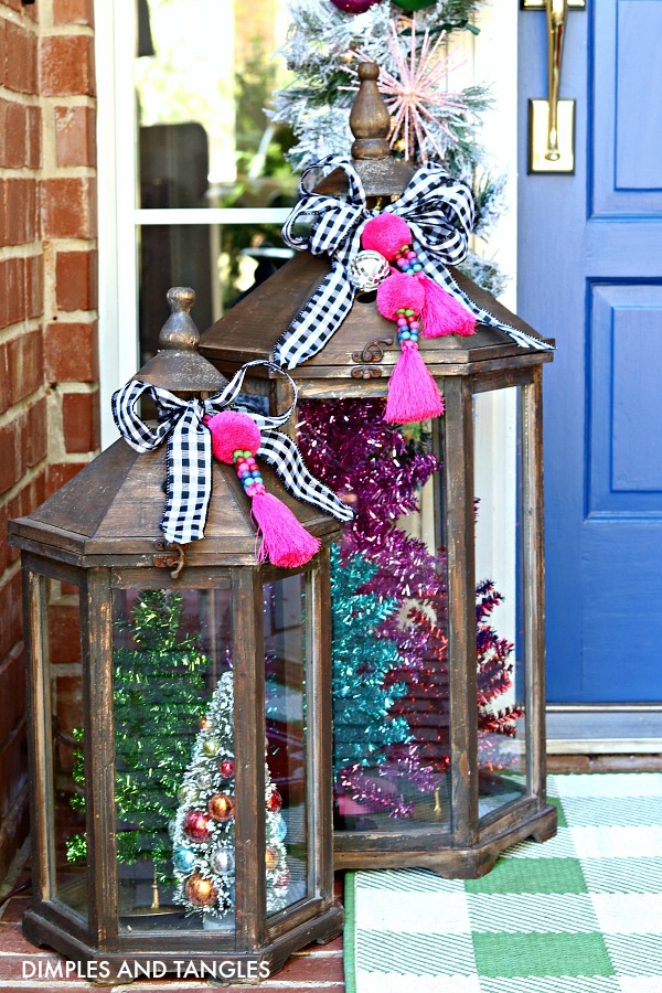 DECKING THE HALLS- OR PORCH!- WITH AT HOME STORES | Dimples and Tangles