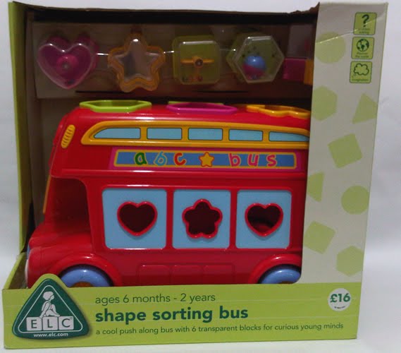 Bebekidsworld ELC shape sorting bus