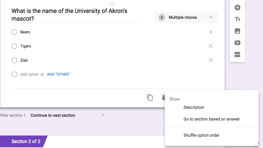 google forms go to section based on answer not working google forms go to section based on answer not working