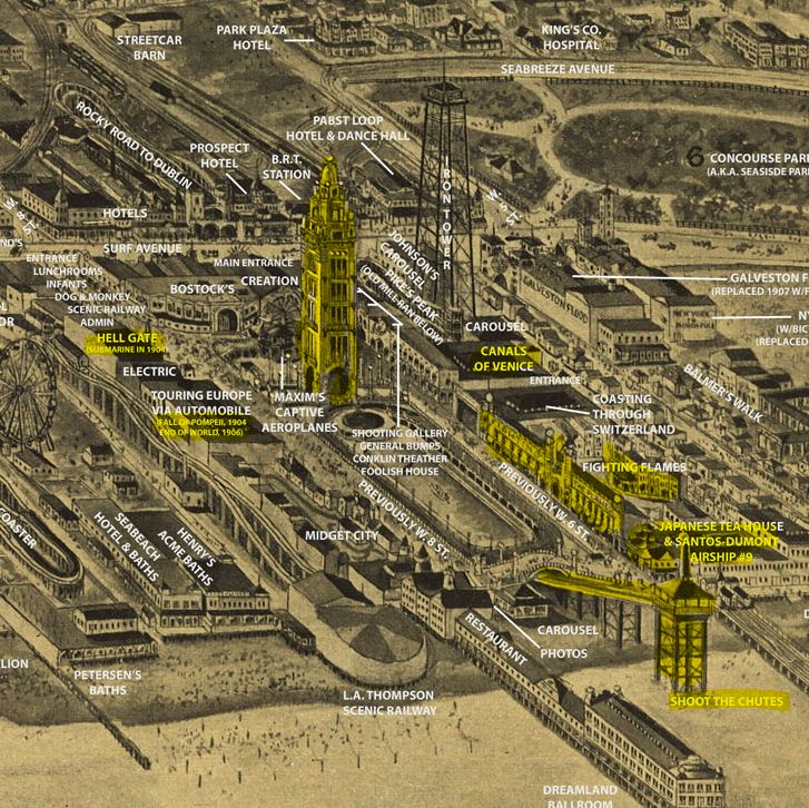 New York History Geschichte Coney Island Amusement Parks in HD