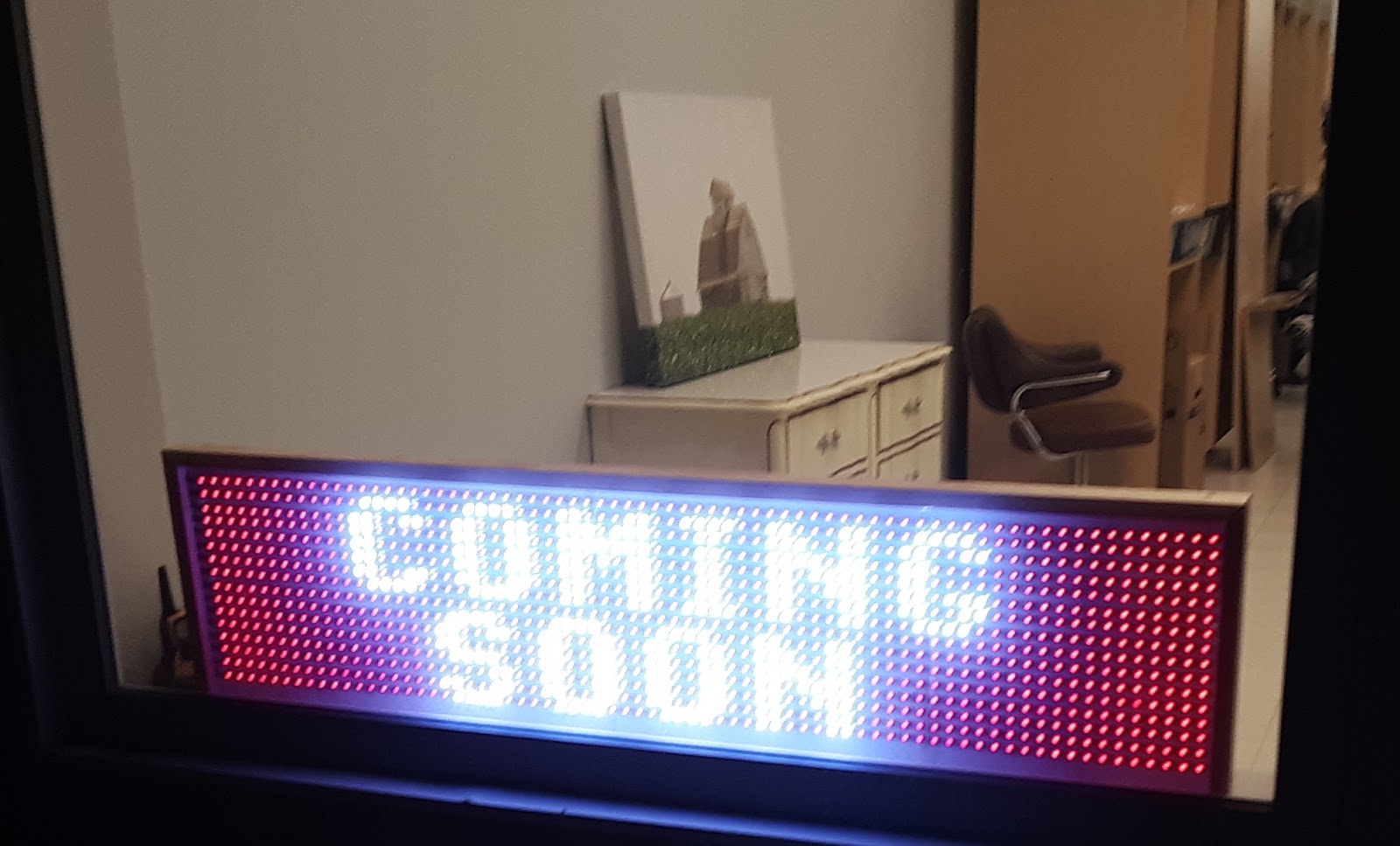 My Commentary and Technical help: 90 x 16 Addressable LED sign with ...