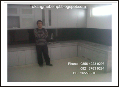 bahan hpl pembuatan kitchen set karanganyar