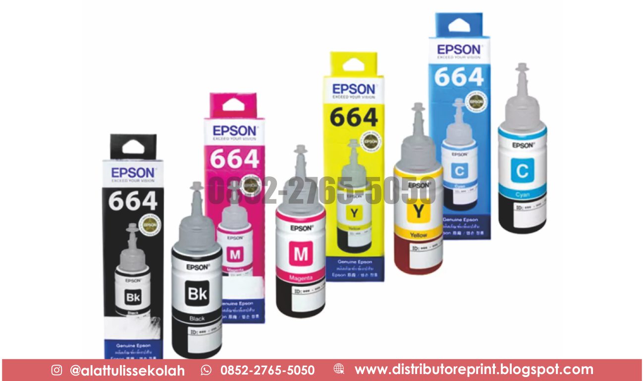 Pakai Tinta E-print Epson T664 Ori dengan Beli di distributoreprint!
