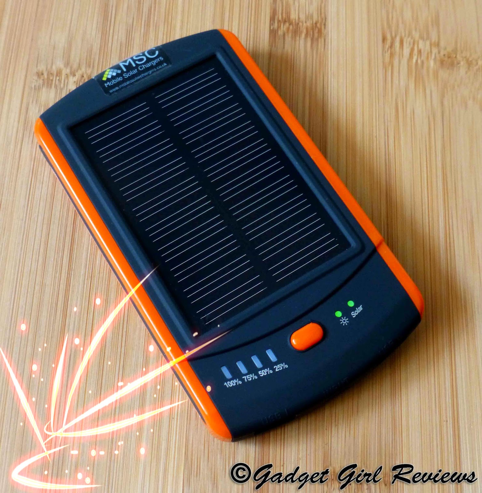 Gadget Review Travel Mobile Solar Charger Dual USB Review