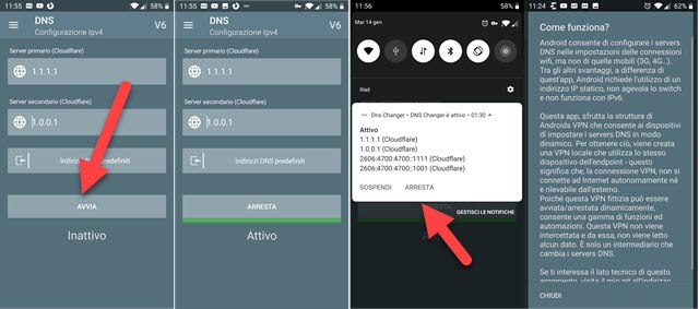 come usare-dns-changer come usare-dns-changer