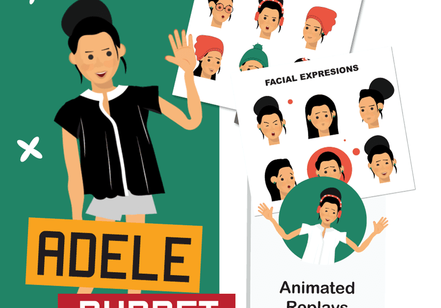 Animation Guides Adele Female Puppet for Adobe Character Animator