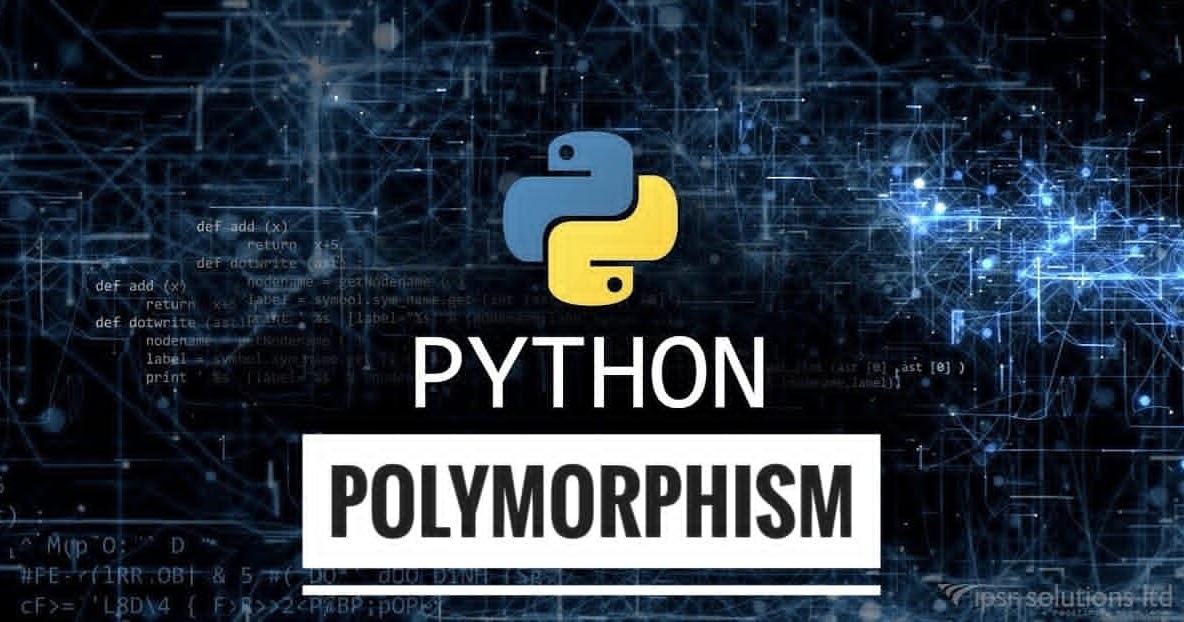 Polymorphism in Python image.