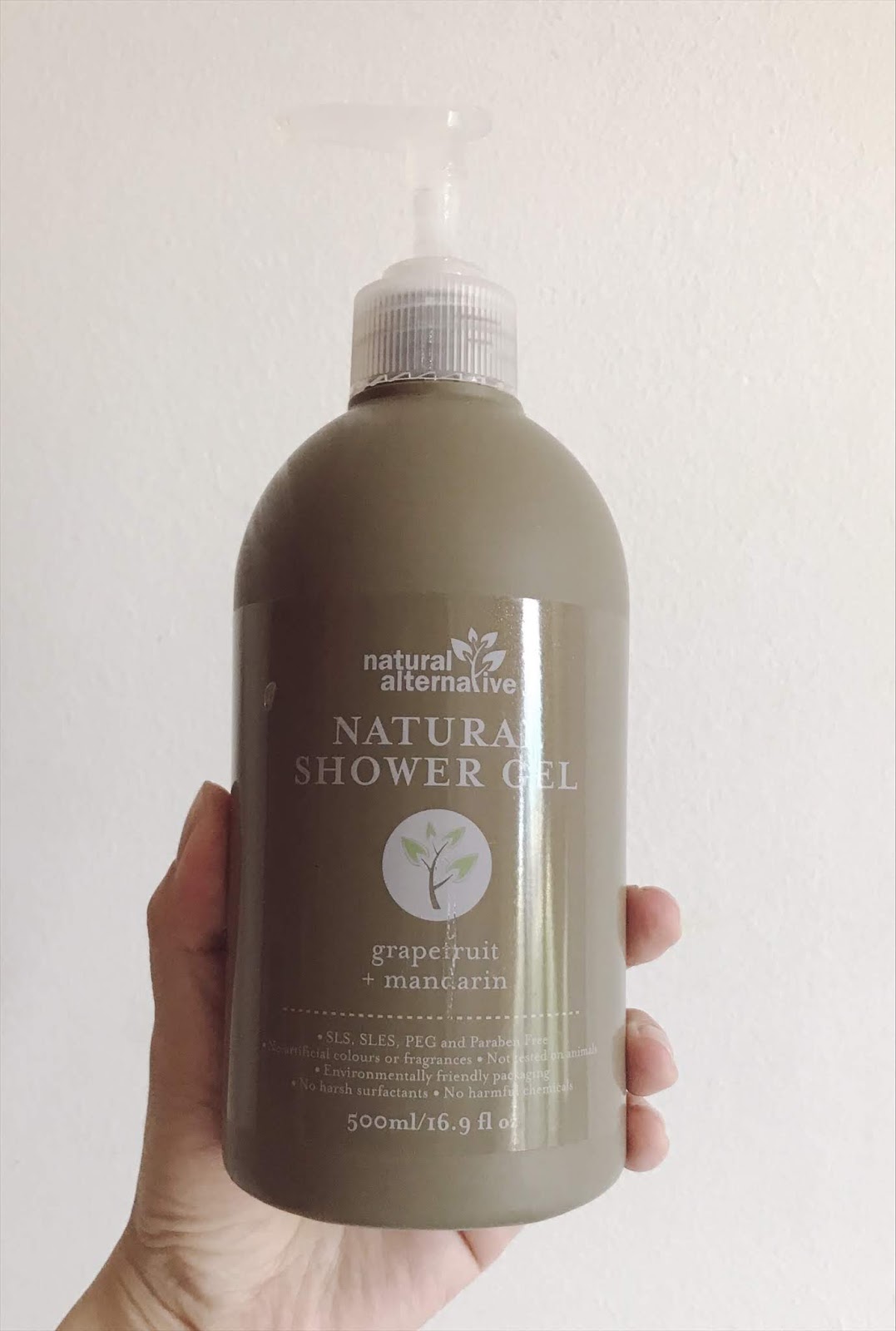 Review Natural Alternative Natural Shower Gel Grapefruit