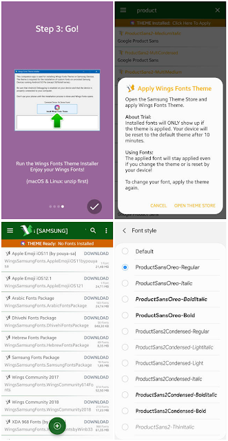 Download dan Cara Install Font for Samsung Galaxy Android 9 Pie | androidepic.com