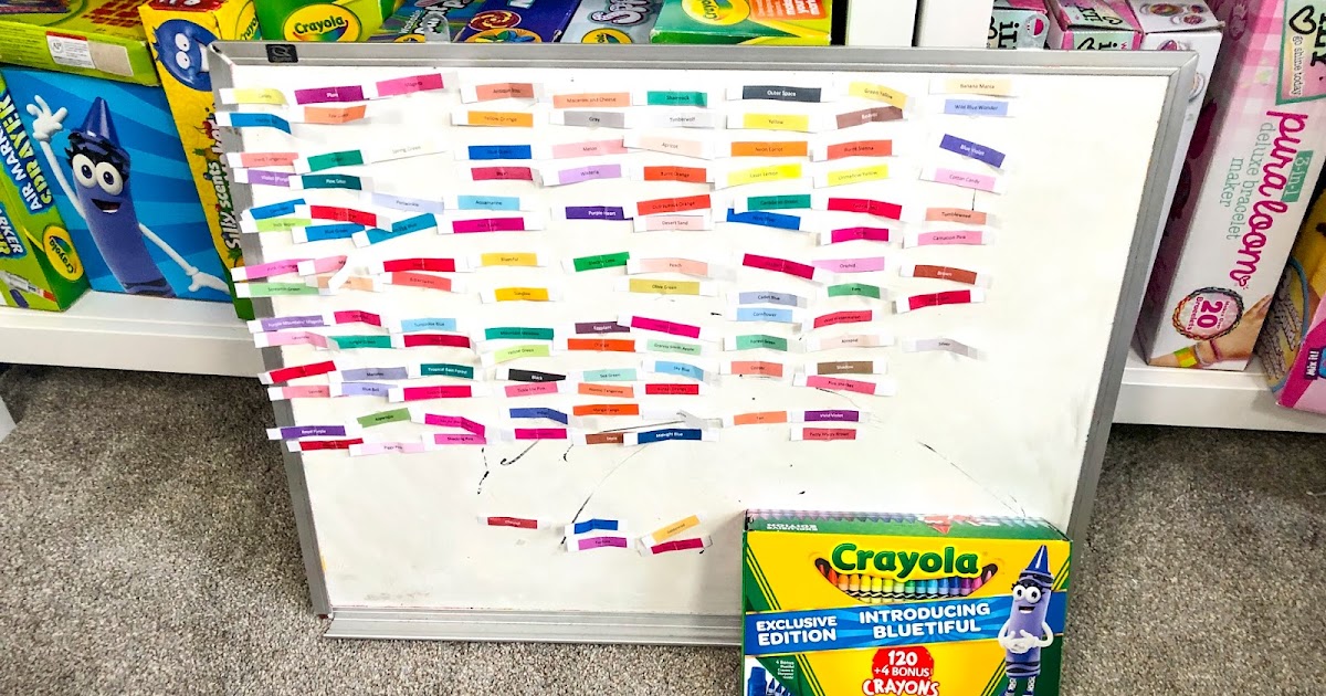 2021 Crayola 120 Colors Tournament Jenny's Crayon Collection