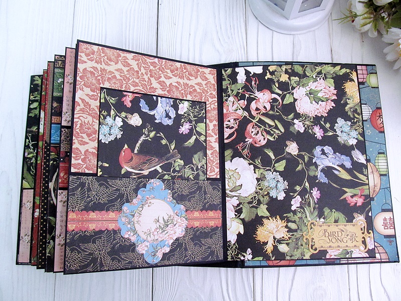 Kalalayaa's Art Stuido Graphic 45 Bird song scrapbook album