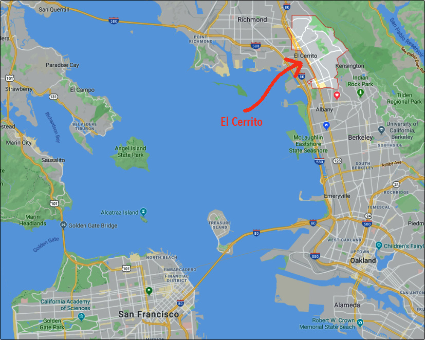 San Francisco Bay Area Photo Blog The Hills Of El Cerrito 24 November