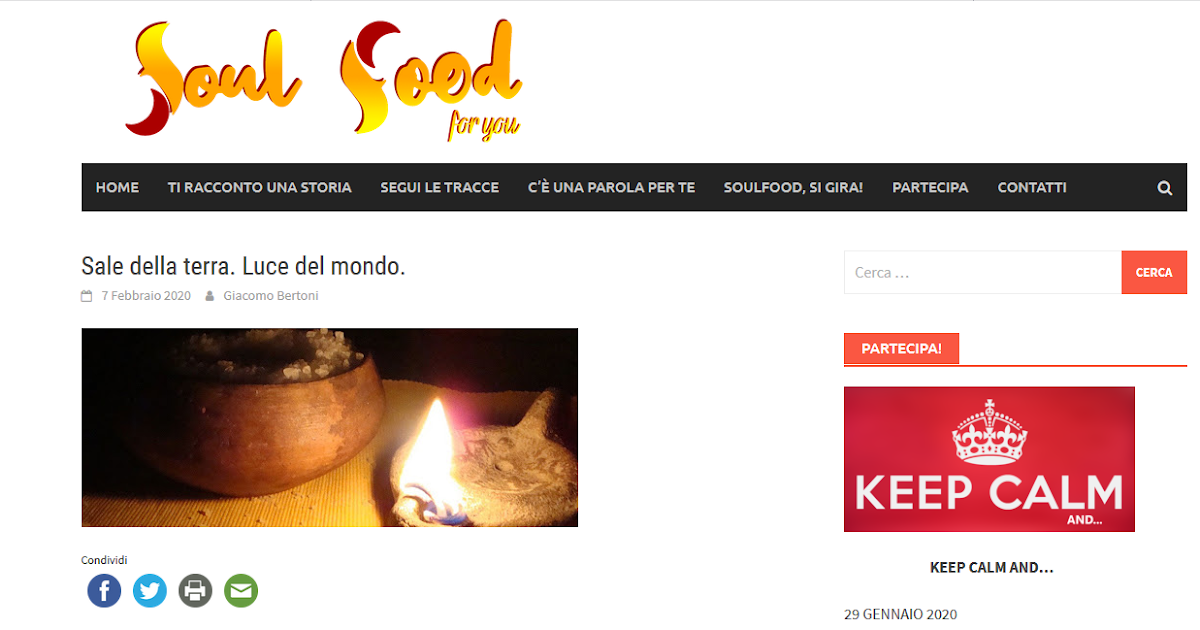 Luce Del Mondo Sale Della Terra Il parco di Giacomo: Sale della terra. Luce del mondo