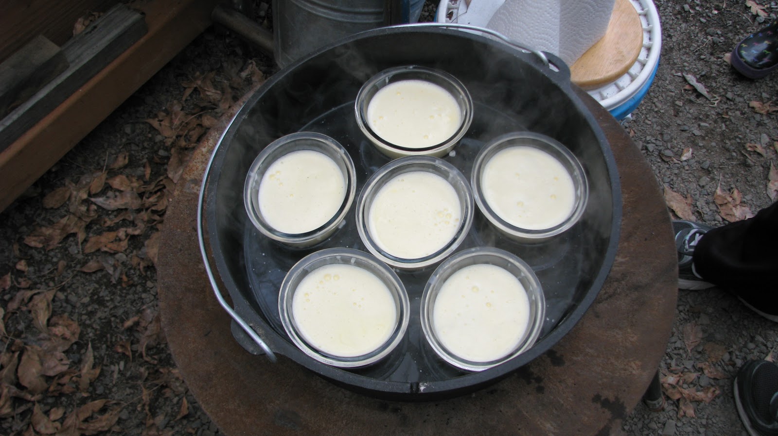 Trailhead Kitchen Dutch Oven Cooking Dutch Oven Crème Brulee...From start to finish