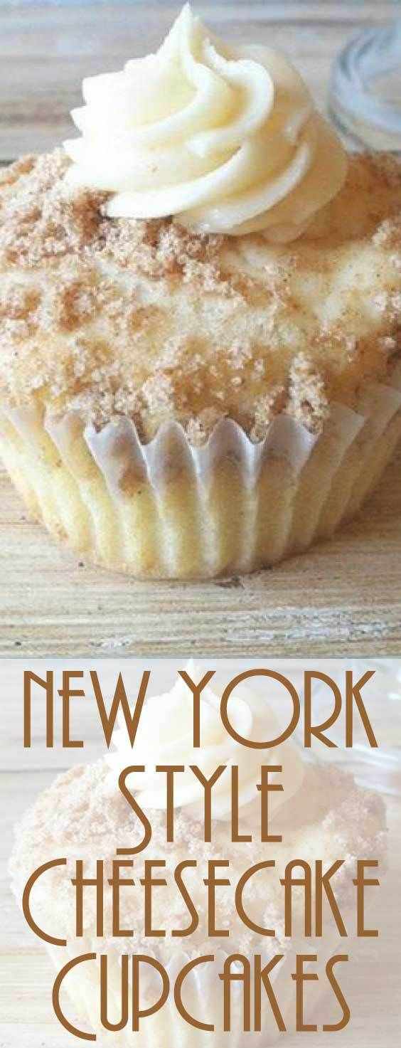 New York Style Cheesecake Cupcakes Delicious Recipe Mama