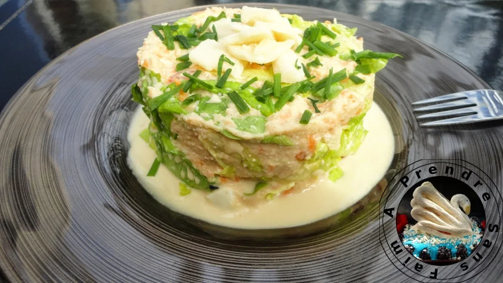 Salade de miettes de crabe à la mayonnaise au gingembre (pas à pas en photos)