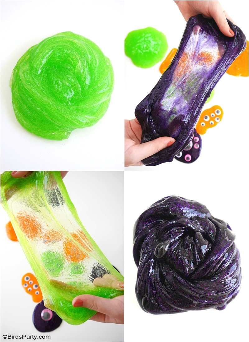 Quick and Easy Halloween Slime Recipe For Kids Party Ideas Party