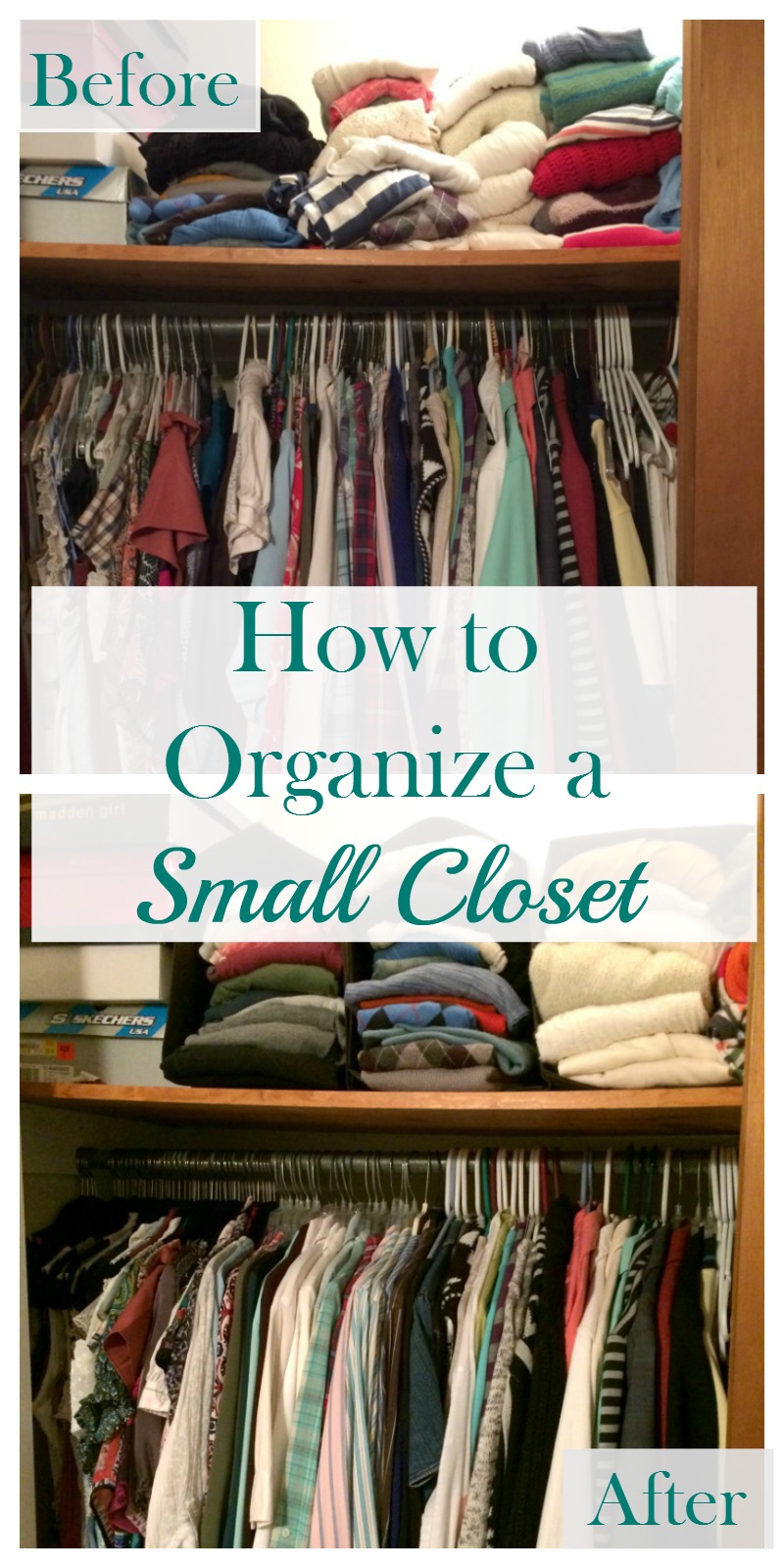 Real Girl's Realm How to Organize A Small Closet for Under 50