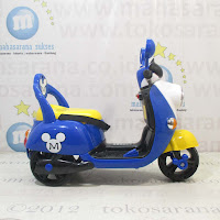 blue remote control battery toy motorcycle pliko