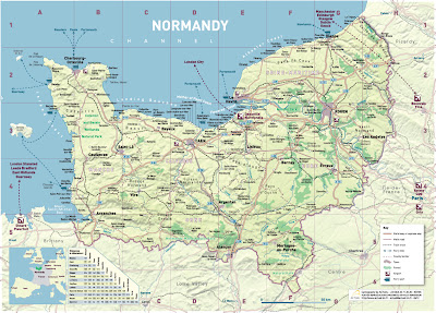 WW2 Tourism: Free travel guides and maps of Normandy