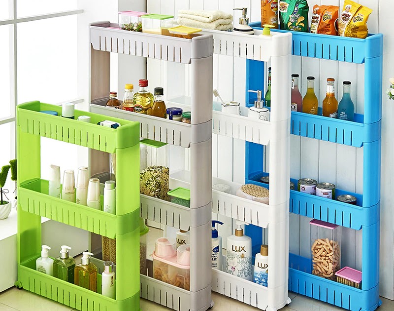Kitchen Storage Racks MultiLayer Racks Mobile Racks Plastic Storage