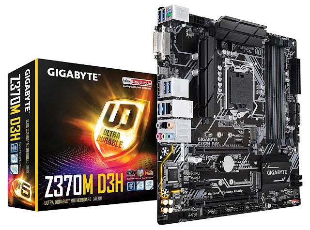 Gigabyte Z370M D3H Intel Chipset Z370 Ultra Motherboard with CrossFire Support, Smart Fan 5
