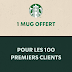 Starbucks au Polygone, un mug offert aux 100 premiers clients