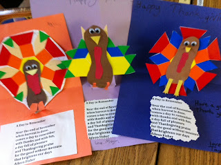 Mrs. Brooks 5th Grade Class : Happy Thanksgiving From Fifth Grade