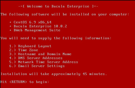 Review: Bacula Enterprise Backup
