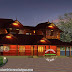 Traditional Kerala style house rendering 3423 sq-ft