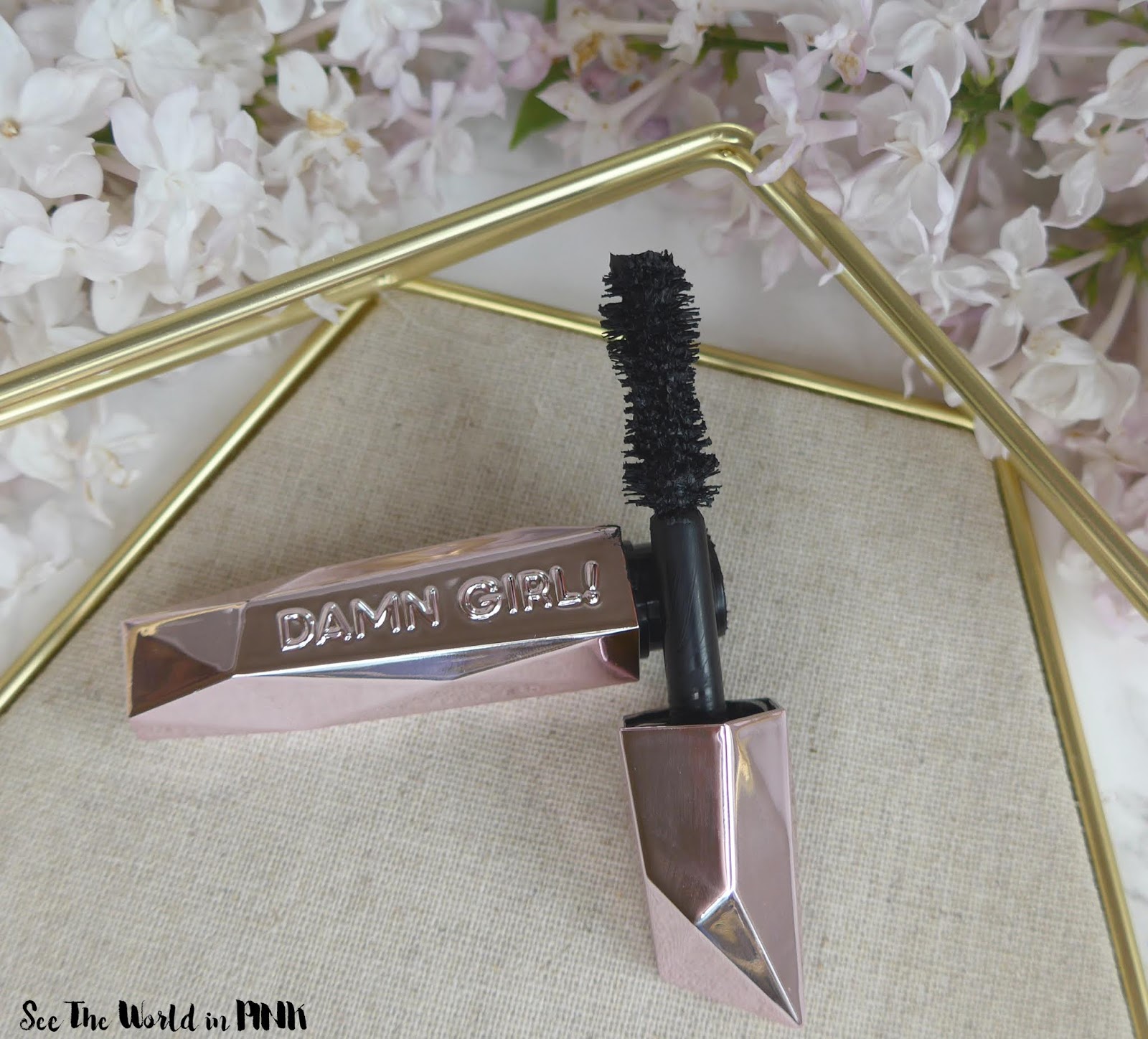 Too Faced Damn Girl! 24 Hour Mascara Review and Tryon! See the