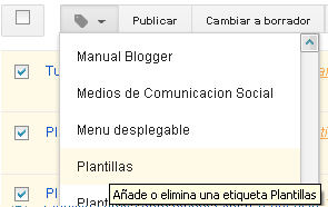 Cómo crear, eliminar y cambiar las etiquetas en Blogger