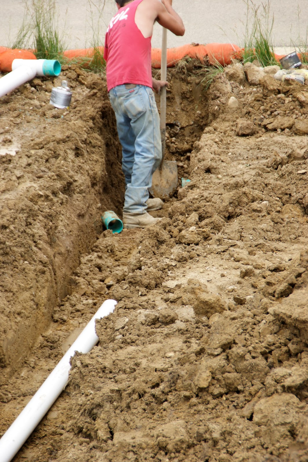 Building our Heavenly Highgrove Day 45 Insulation and Sump Pump Drain