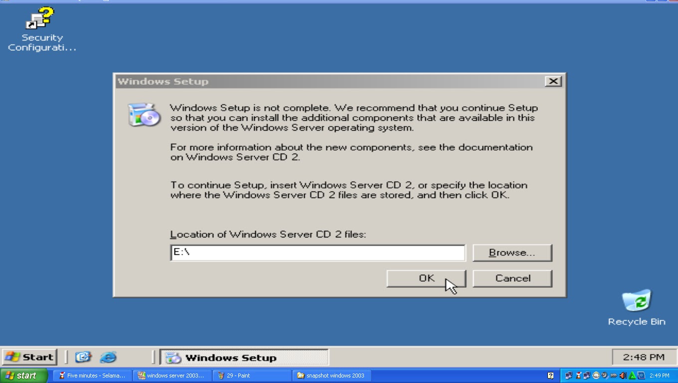 Win94. Windows 94. Continue setup. Lsi storage authority. Экран предупреждения.