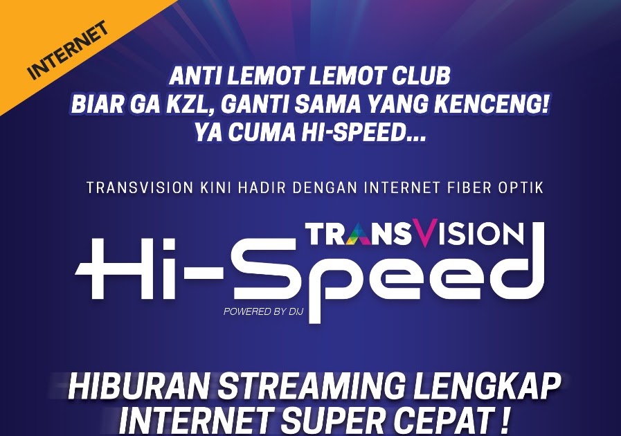 Transvision Internet Bandung Mei 2021 Gratis Open All Channel 6 Bulan