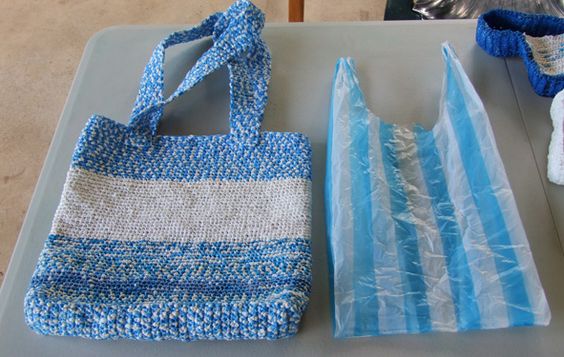 varonil Palabra Debilitar Recicla bolsas de plástico y haz lindos bolsos artesanales ~ lodijoella