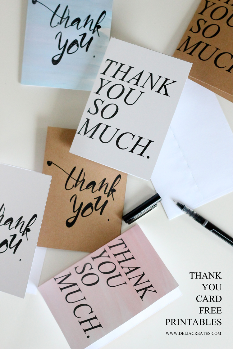 10 Gorgeous Free Thank You Printables Glamumous