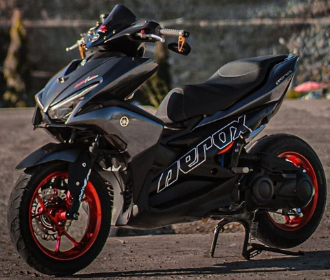 Modifikasi Aerox 155 Warna Hitam Polos, Metalik, Doff, Original Dll